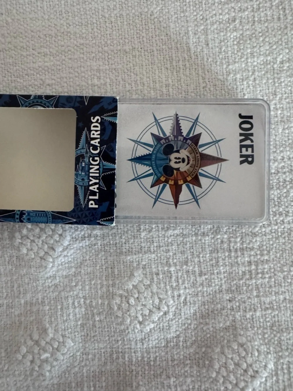 Walt Disney World Playing Cards – Mickey Mouse –  Souvenir Deck w/ Case